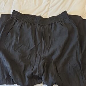 Madewell Black Elastic Waist Pants